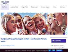 Tablet Screenshot of karaoke-verleih.com