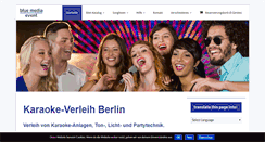 Desktop Screenshot of karaoke-verleih.de