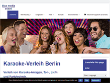 Tablet Screenshot of karaoke-verleih.de